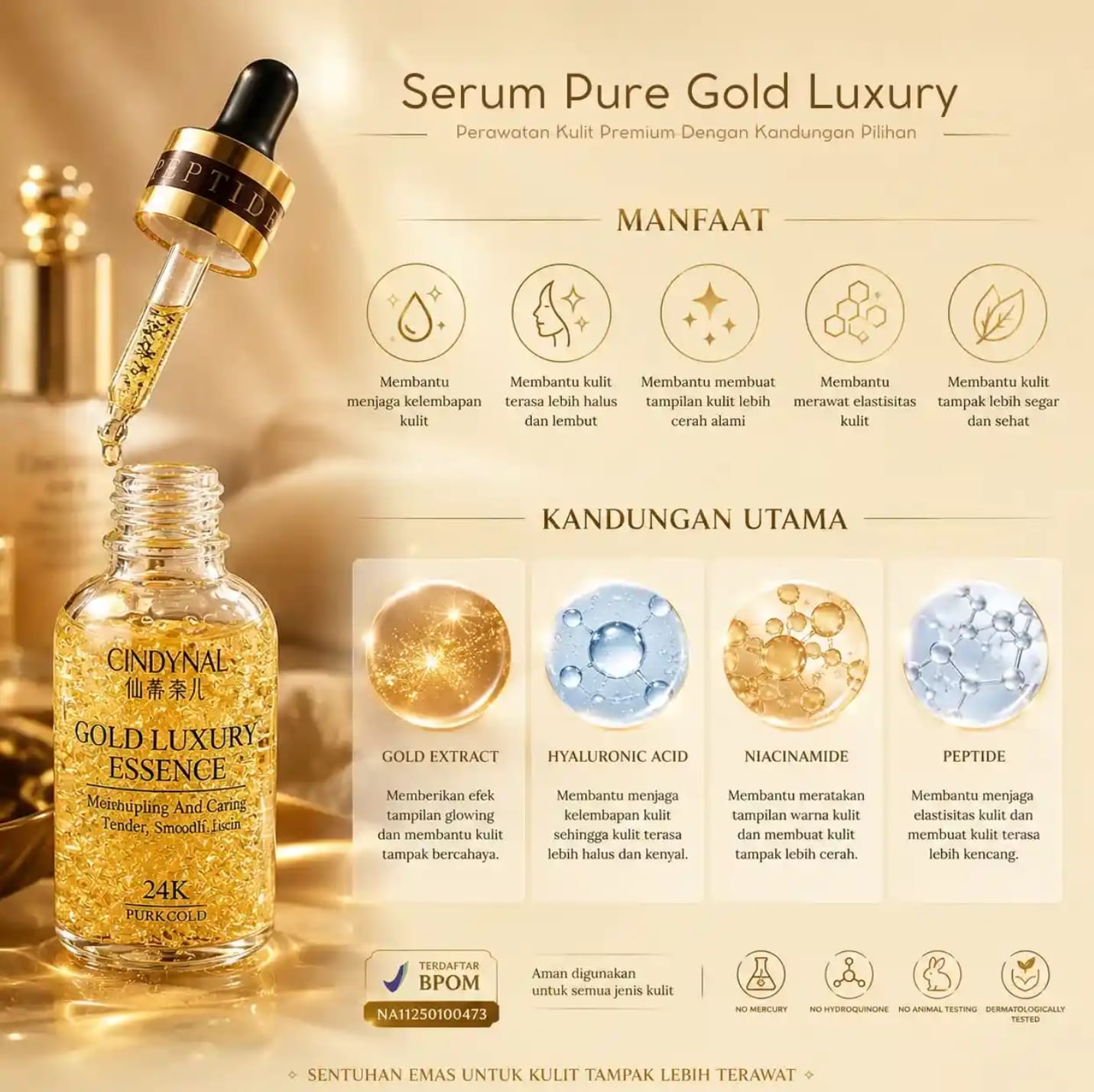Kandungan Serum Gold